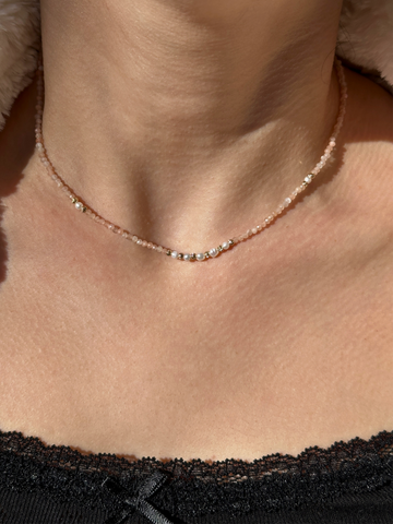 Millie Natural Stone Minimal Necklace