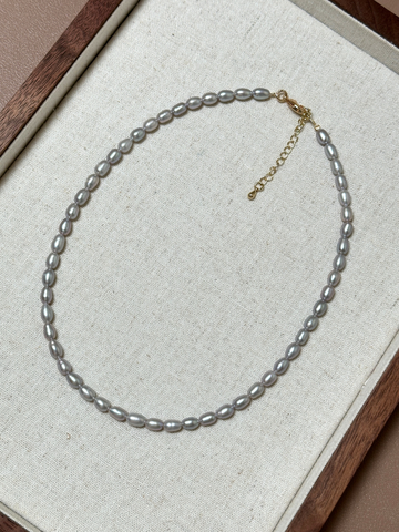 Vienna Grey Freshwater Pearl Necklace