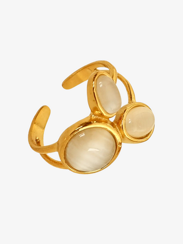 Una Opal Trio Statement Ring
