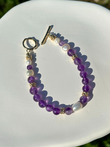 Chloe Amethyst Bracelets