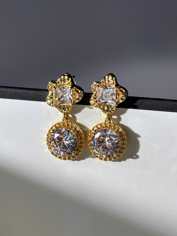 Clarisse Crystal Drop Earrings