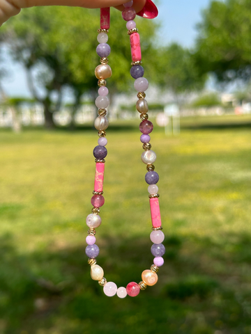 Laiba Mixed Gemstone Necklace