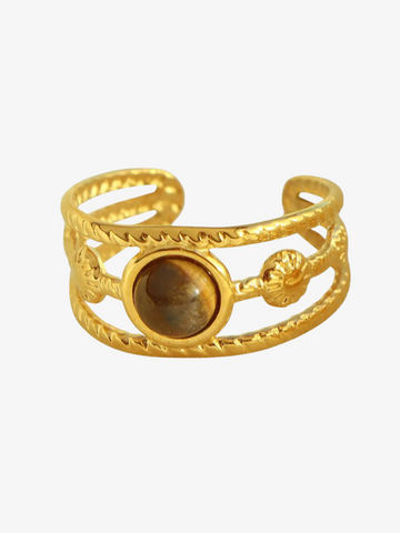 Kristy Gemstone Open Ring
