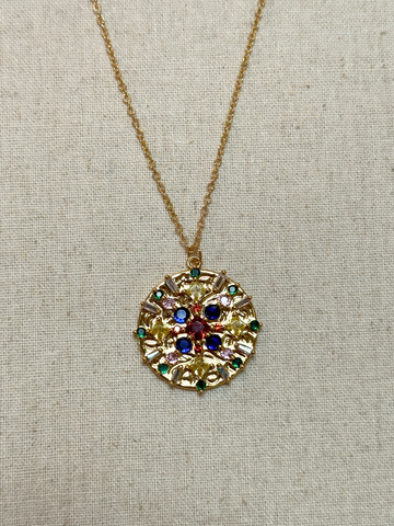 Regalia Medallion Pendant Necklace