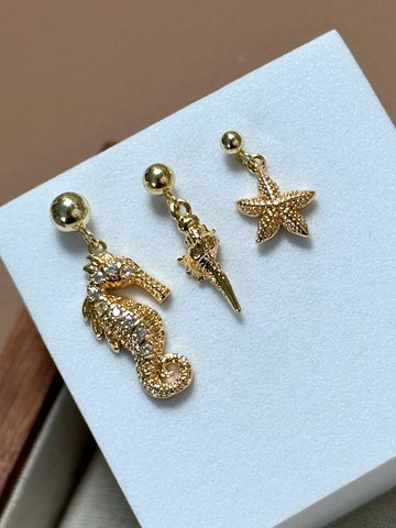 Talya Ocean Inspired Earrings Set