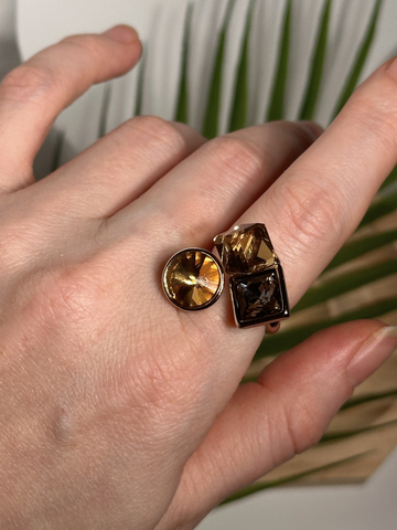 Sienna Zircon Statement Ring