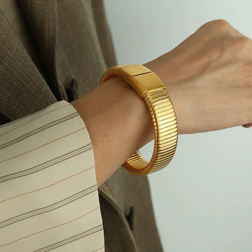 Blimy Classic Stainless Steel Cuff Bracelet