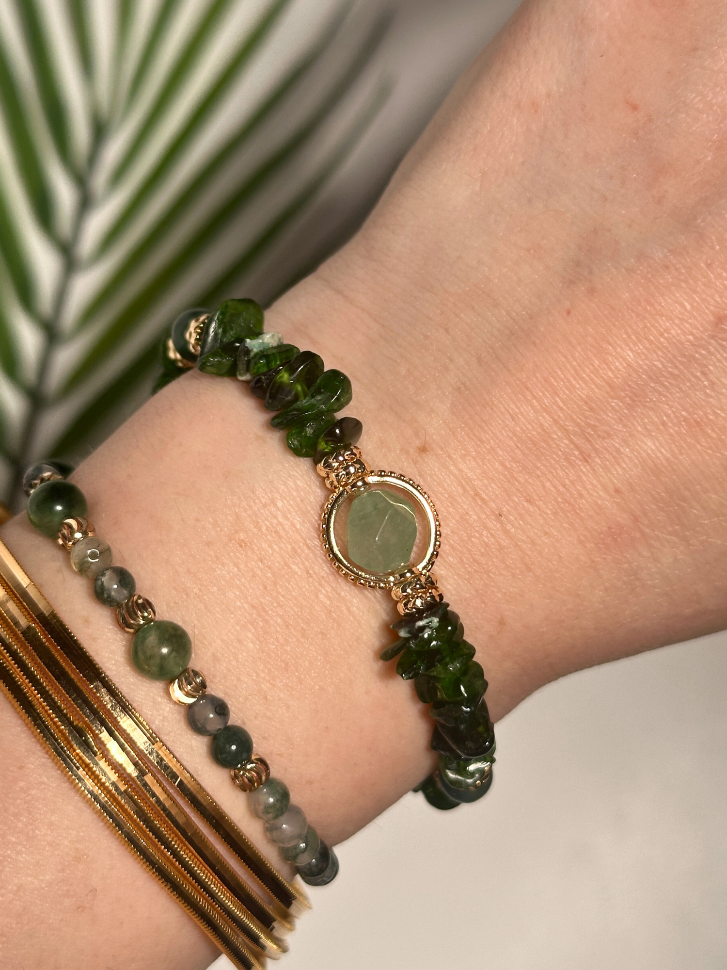 Megan Emerald Bracelets