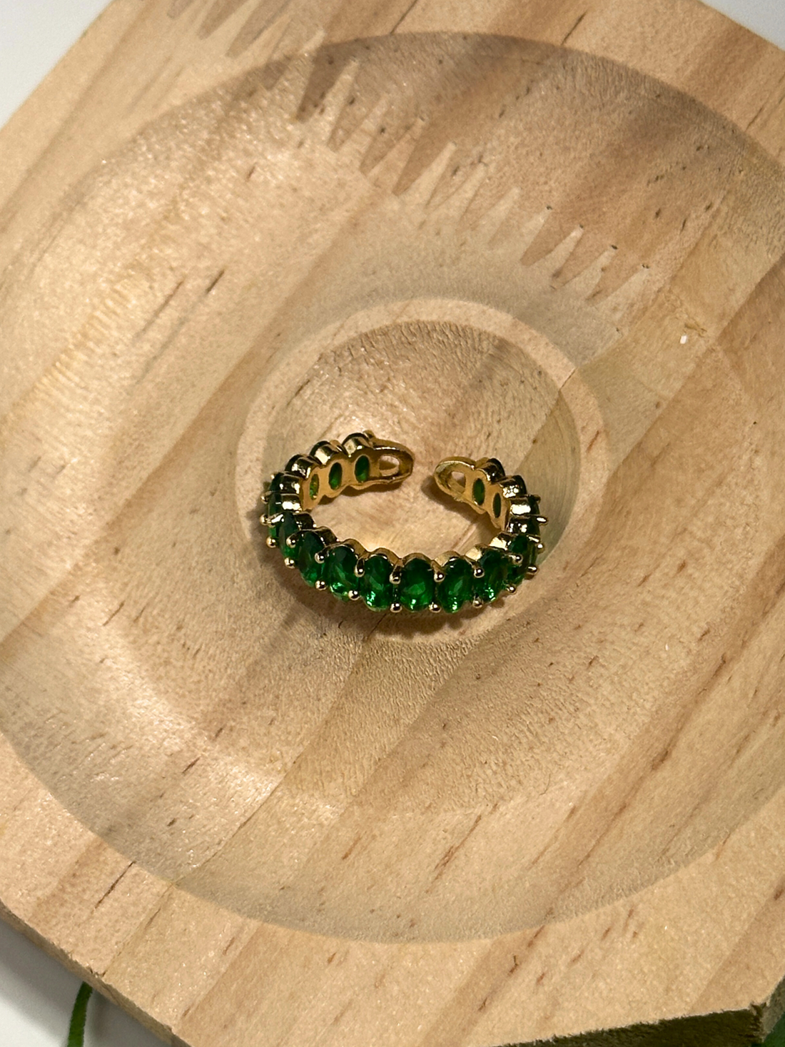 Birdie Crystal Eternity Ring