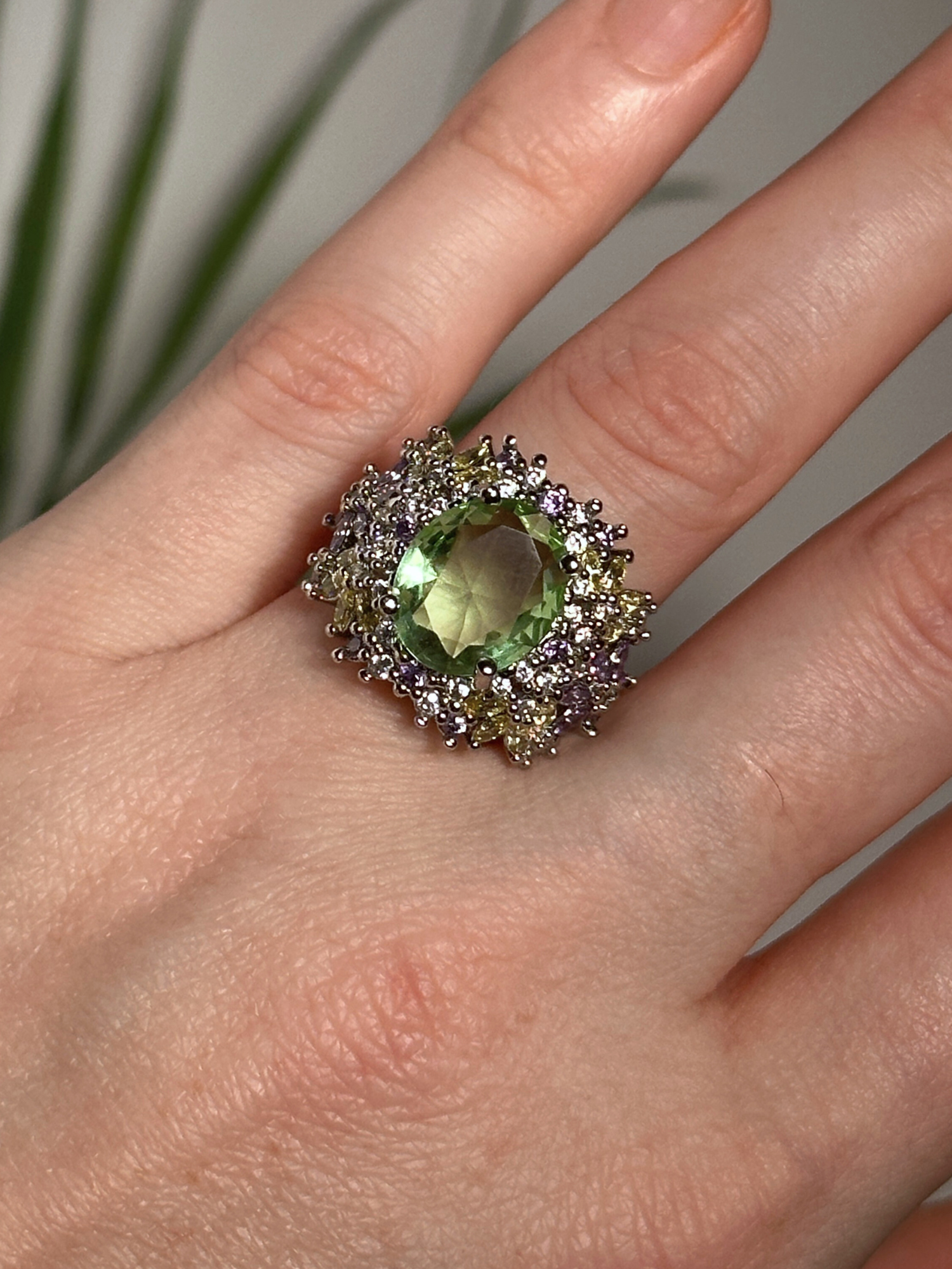 Adison Zircon Statement Ring
