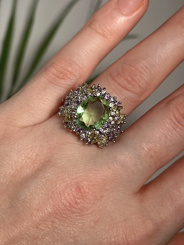 Adison Zircon Statement Ring