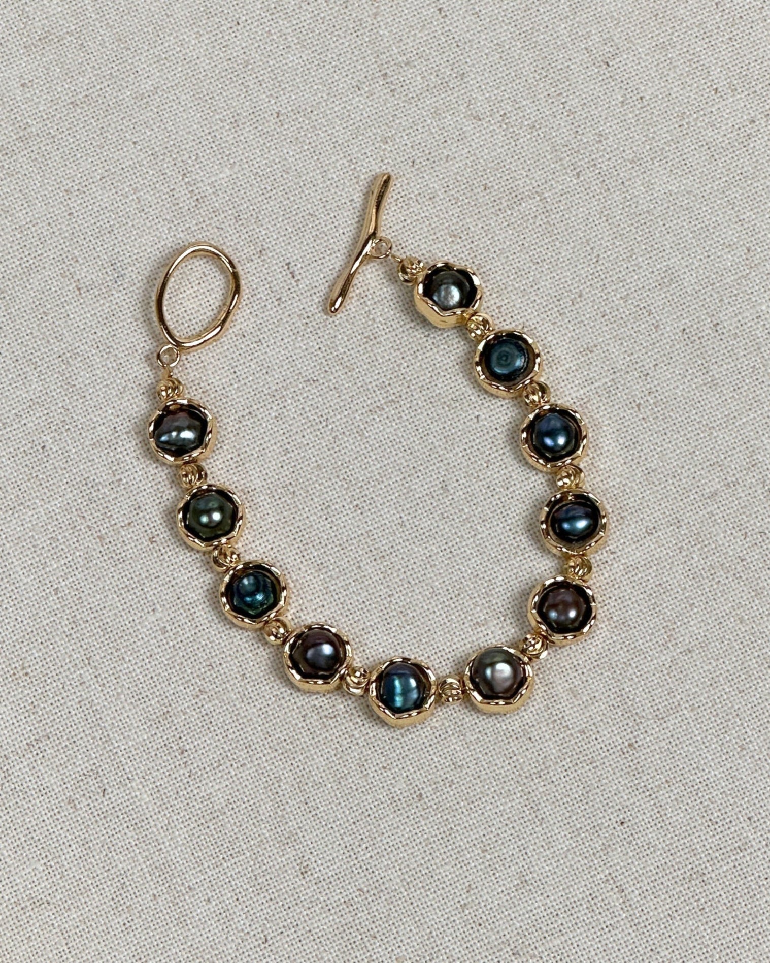 Celia Black Pearl Bracelets
