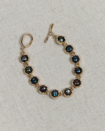 Celia Black Pearl Bracelets