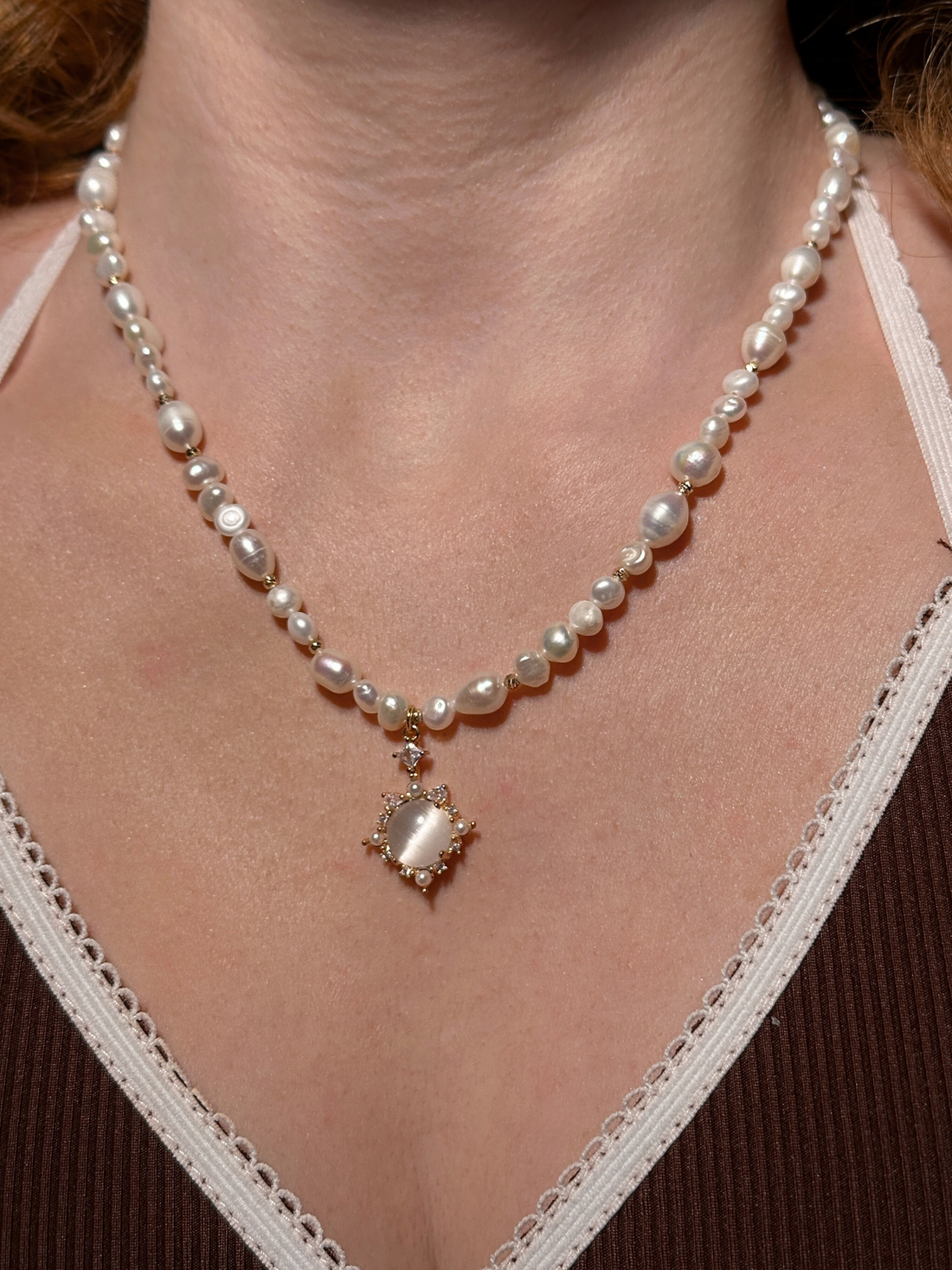 Berlin Freshwater Pearl Pendant Necklace