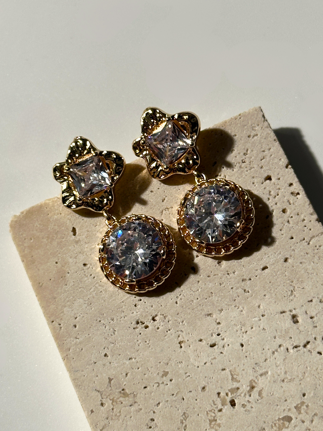 Clarisse Crystal Drop Earrings