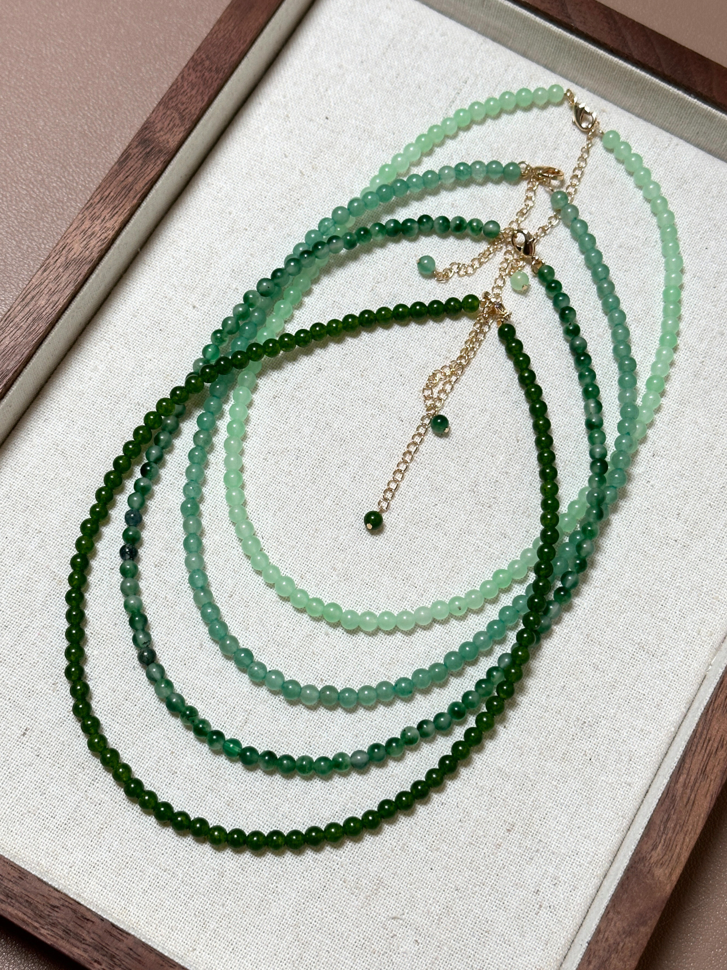 Cara Green Natural Stone Necklace
