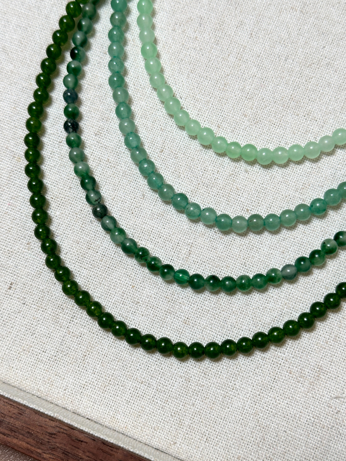 Cara Green Natural Stone Necklace