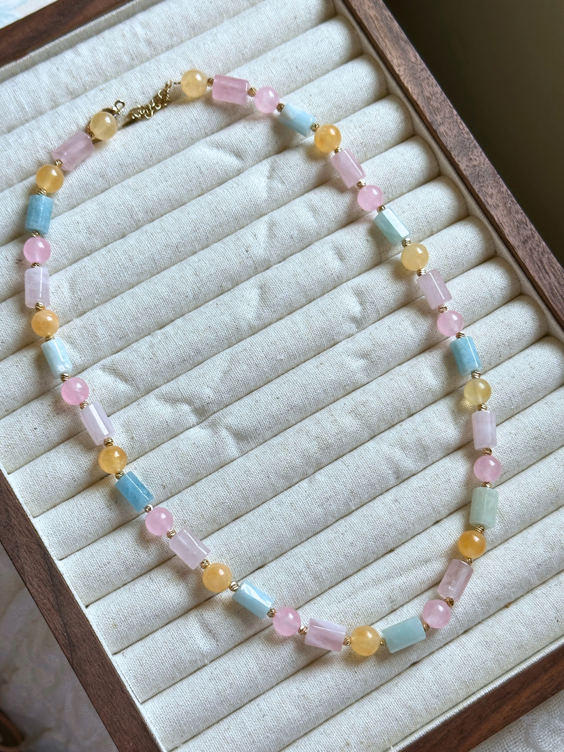 Stella Pastel Gemstone Necklace