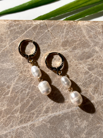 Skye Freshwater Pearl Drop Earrings