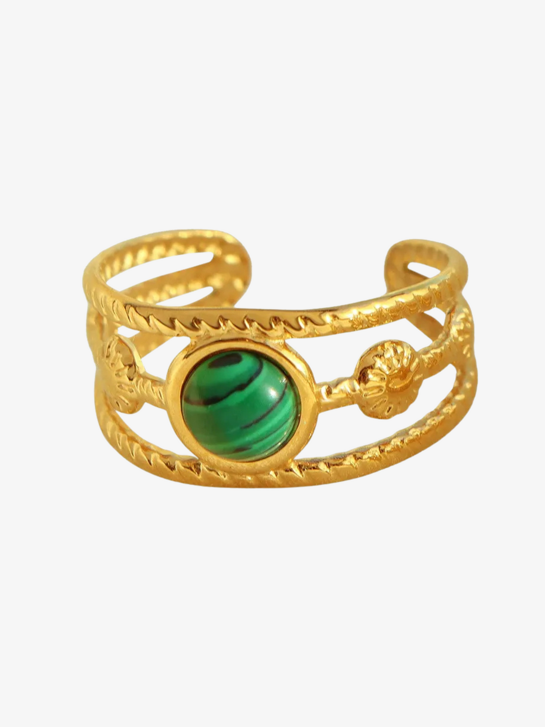 Kristy Gemstone Open Ring