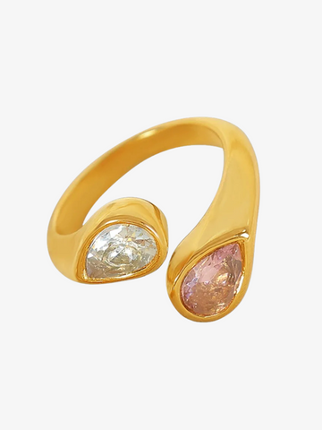 Aislin Teardrop Duo Ring