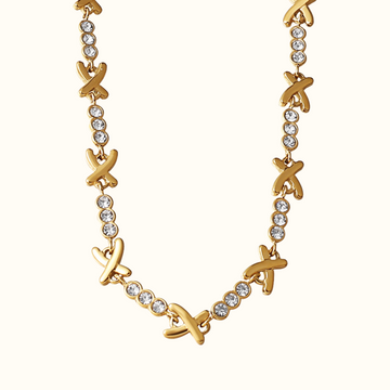 Maanvi Gilded Rhinestone Set