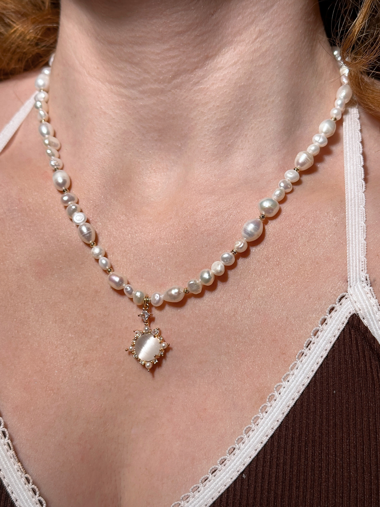 Berlin Freshwater Pearl Pendant Necklace