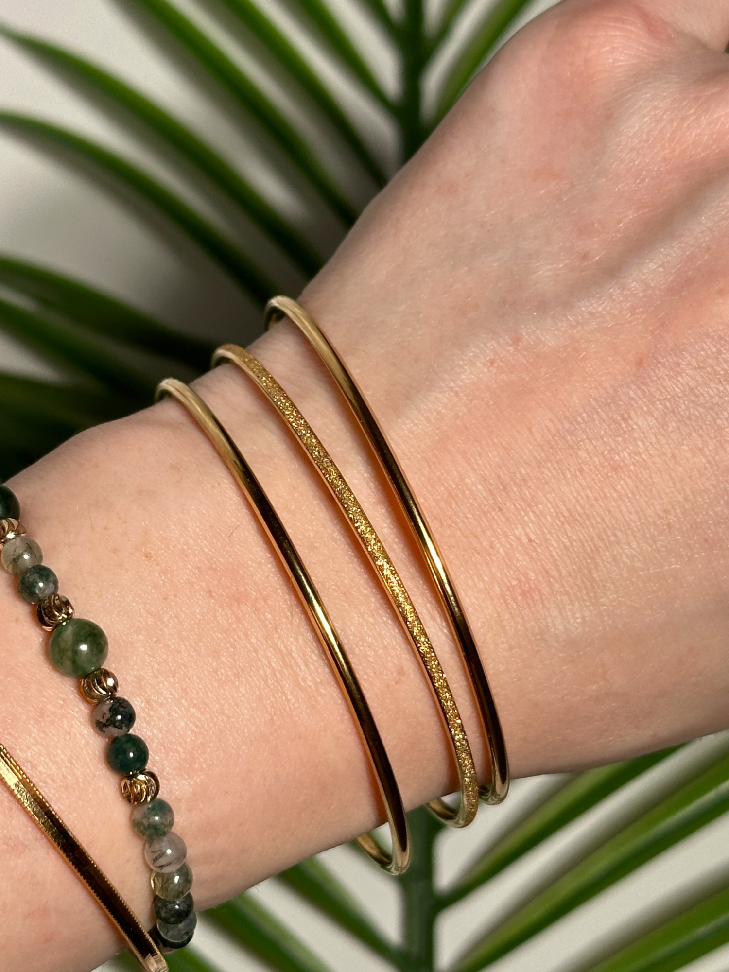 Auria Textured Bangle Set
