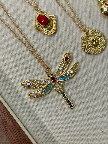 Dragonfly Pendant Necklace