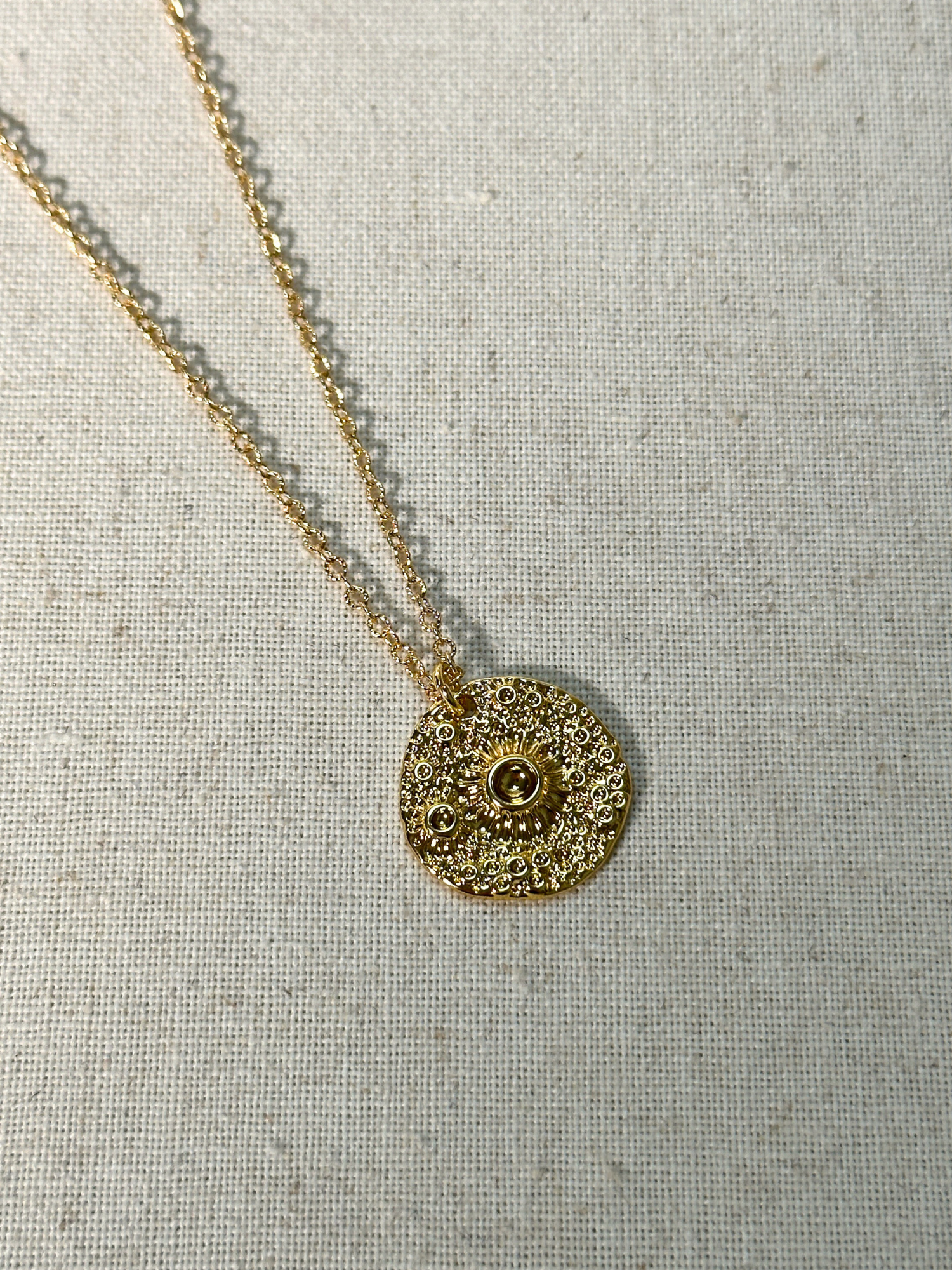 Solar Light Pendant Necklace