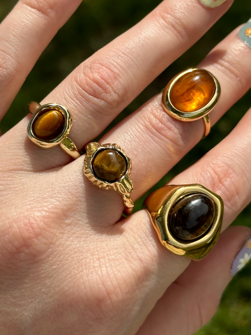 Isla Tiger Eye Ring