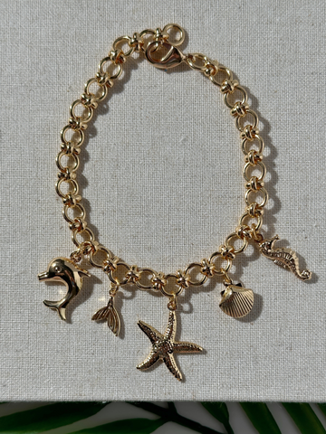 Daira Ocean Inspired Charm Bracelet