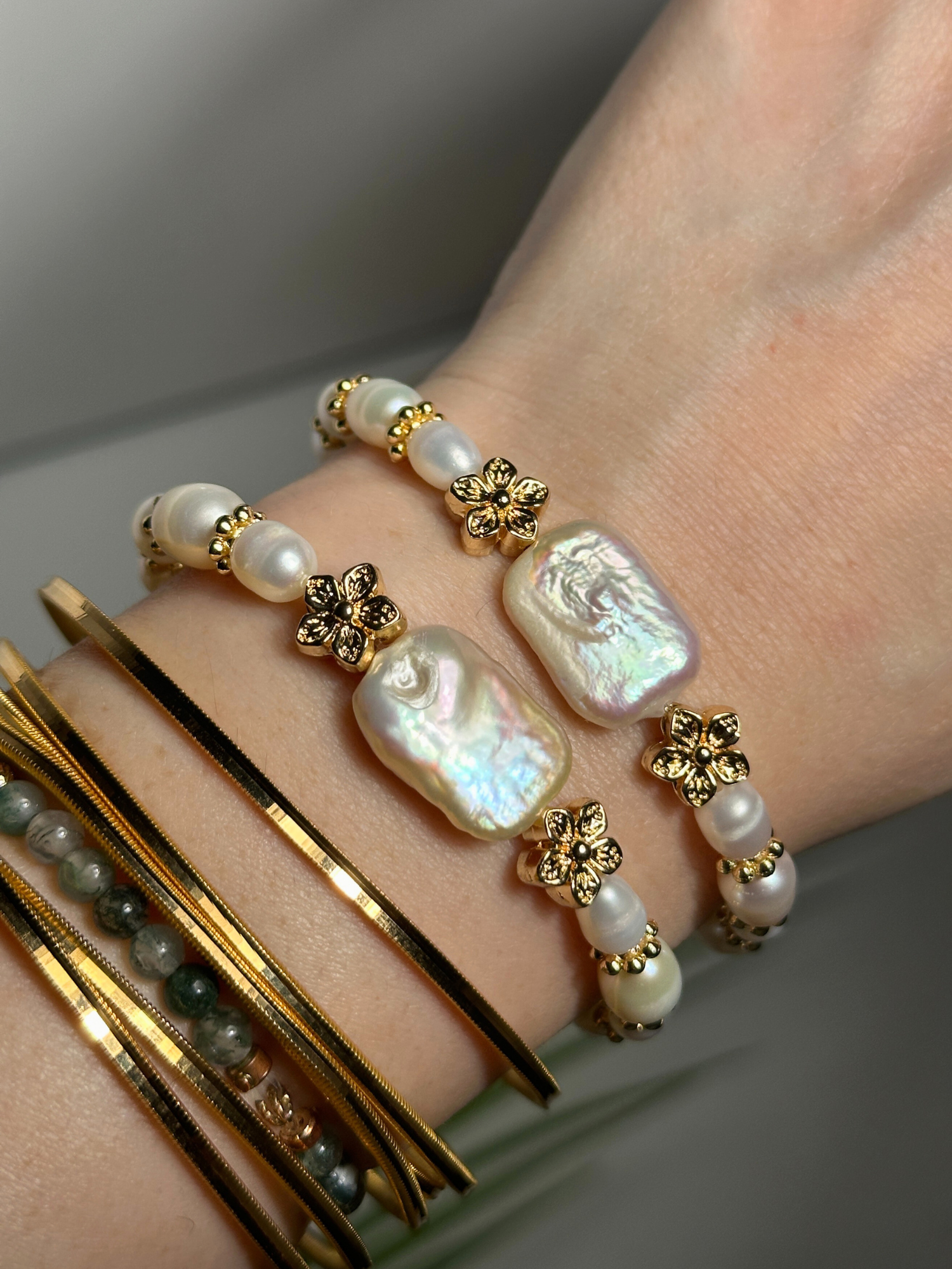 Amera Baroque Pearl Bracelet