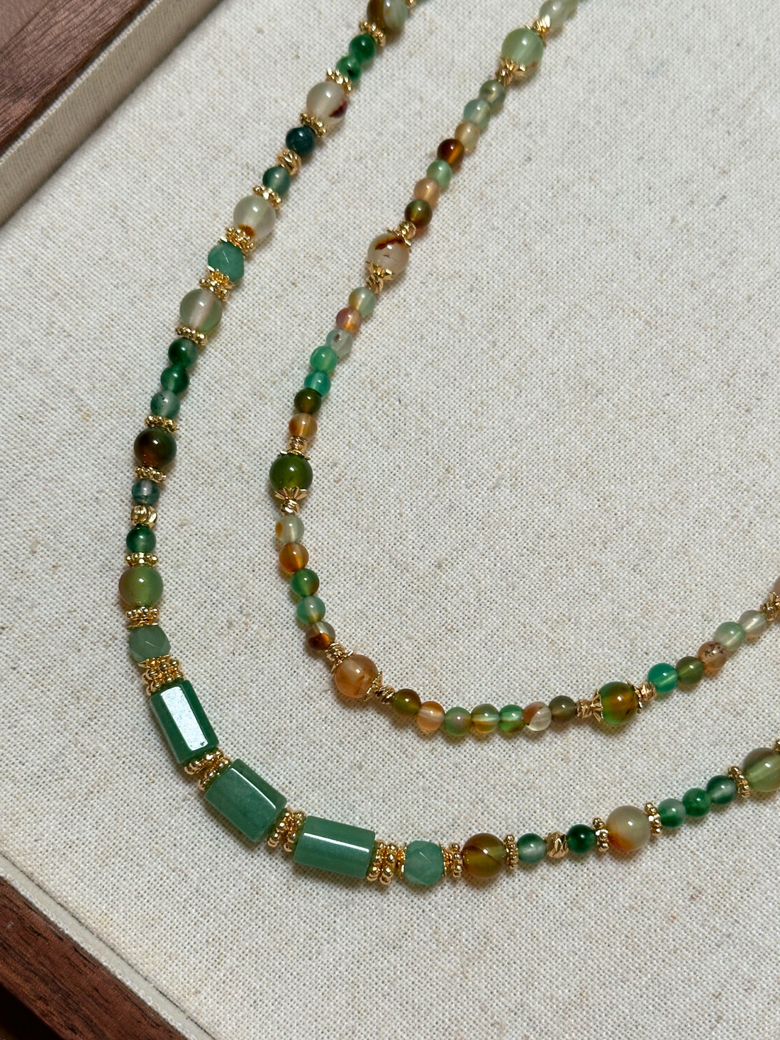 Ayra Aventurine Necklace Set