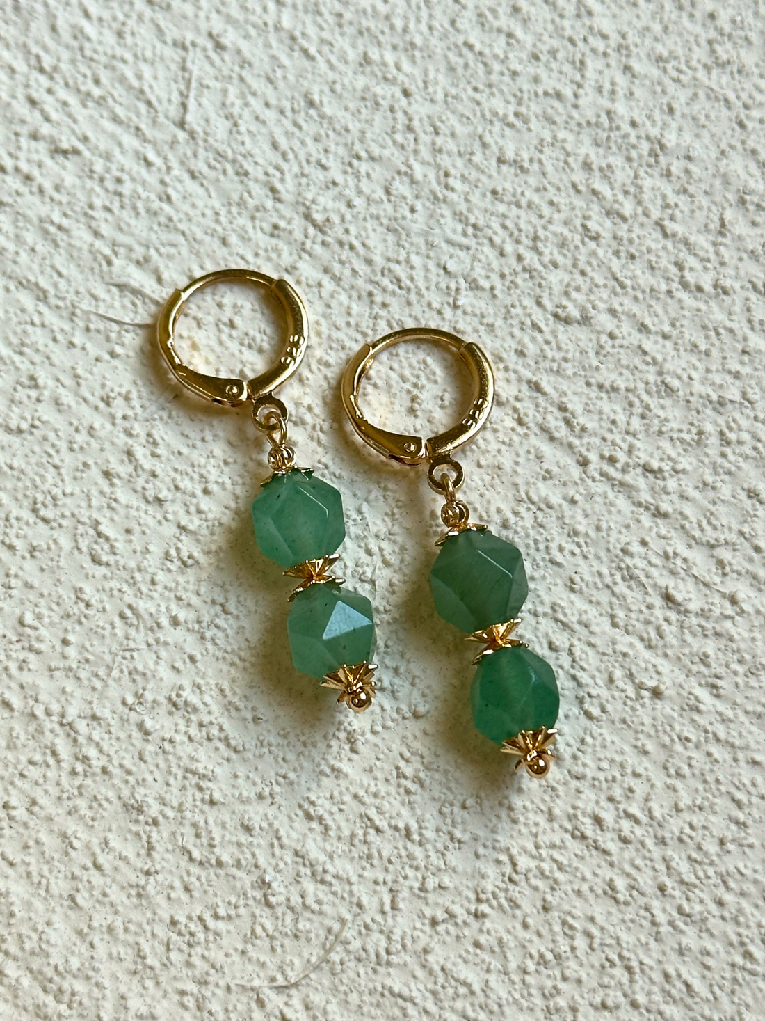 Leona Faceted Gemstone Drop Earrings