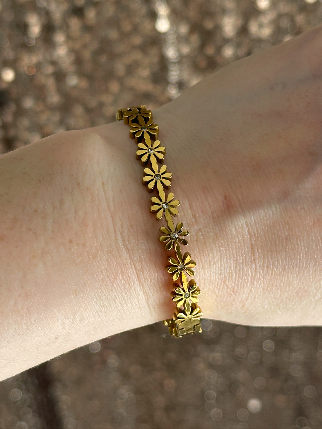 Saya Daisy Flower Zircon Bracelet