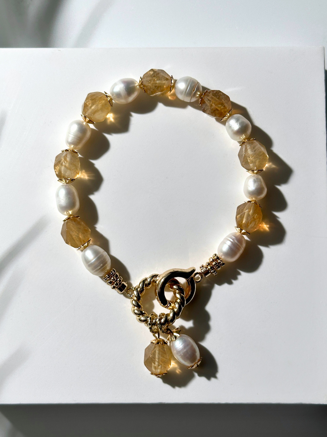 Lisa Citrine & Pear Bracelet