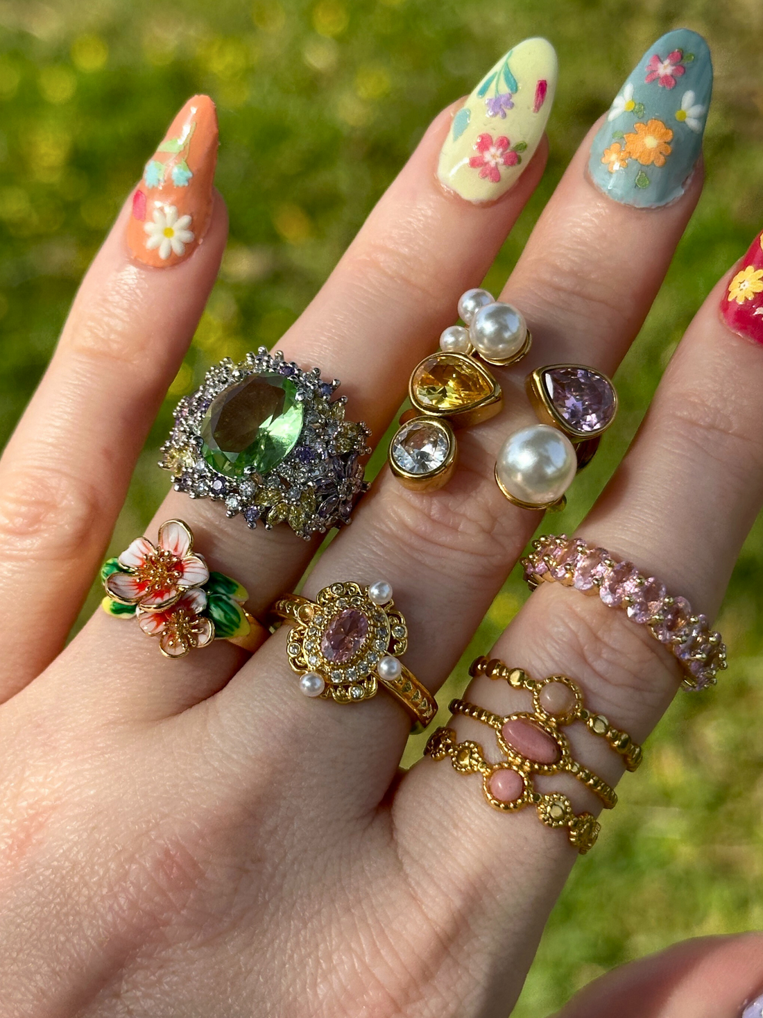 Adison Zircon Statement Ring