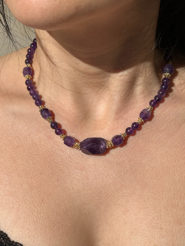Zelda Royal Amethyst Necklace