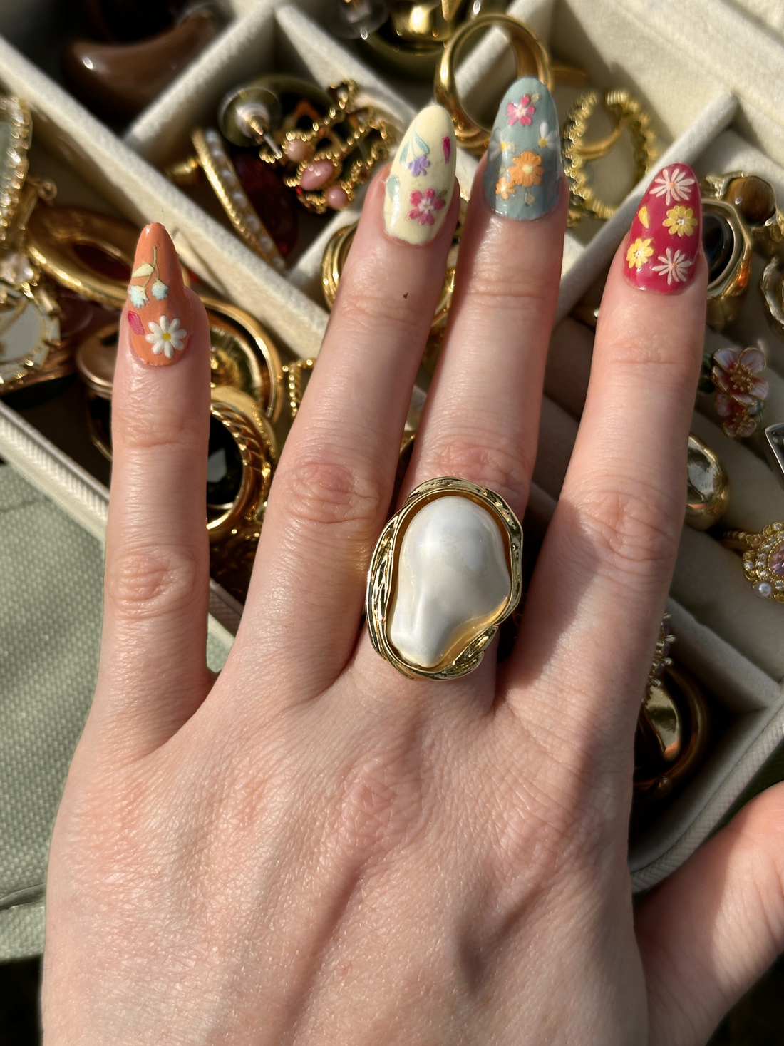 Adora Pearl Ring