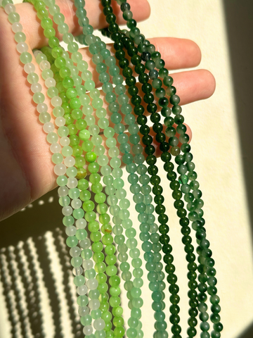 Cara Green Natural Stone Necklace