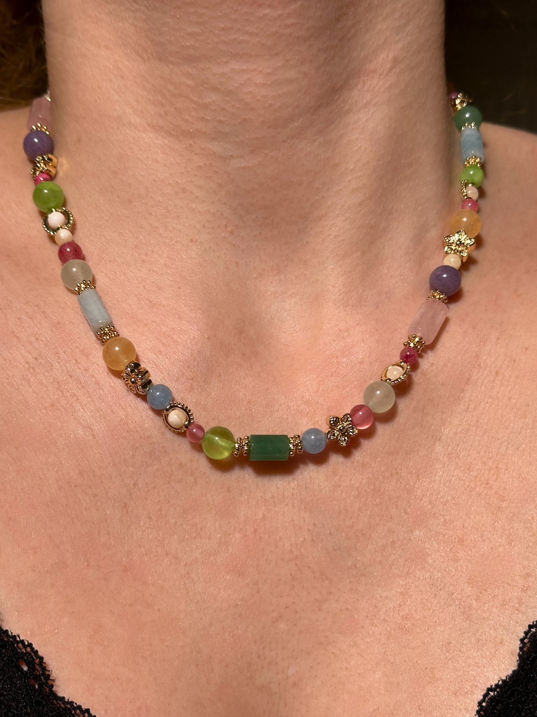 Deena Mixed Gemstone Necklace