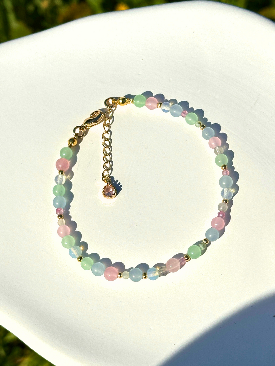 Nia Minimal Mixed Gemstone Bracelet