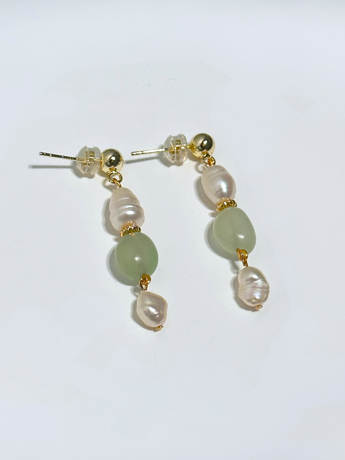 Essie Peridot & Pearl Drop Earrings