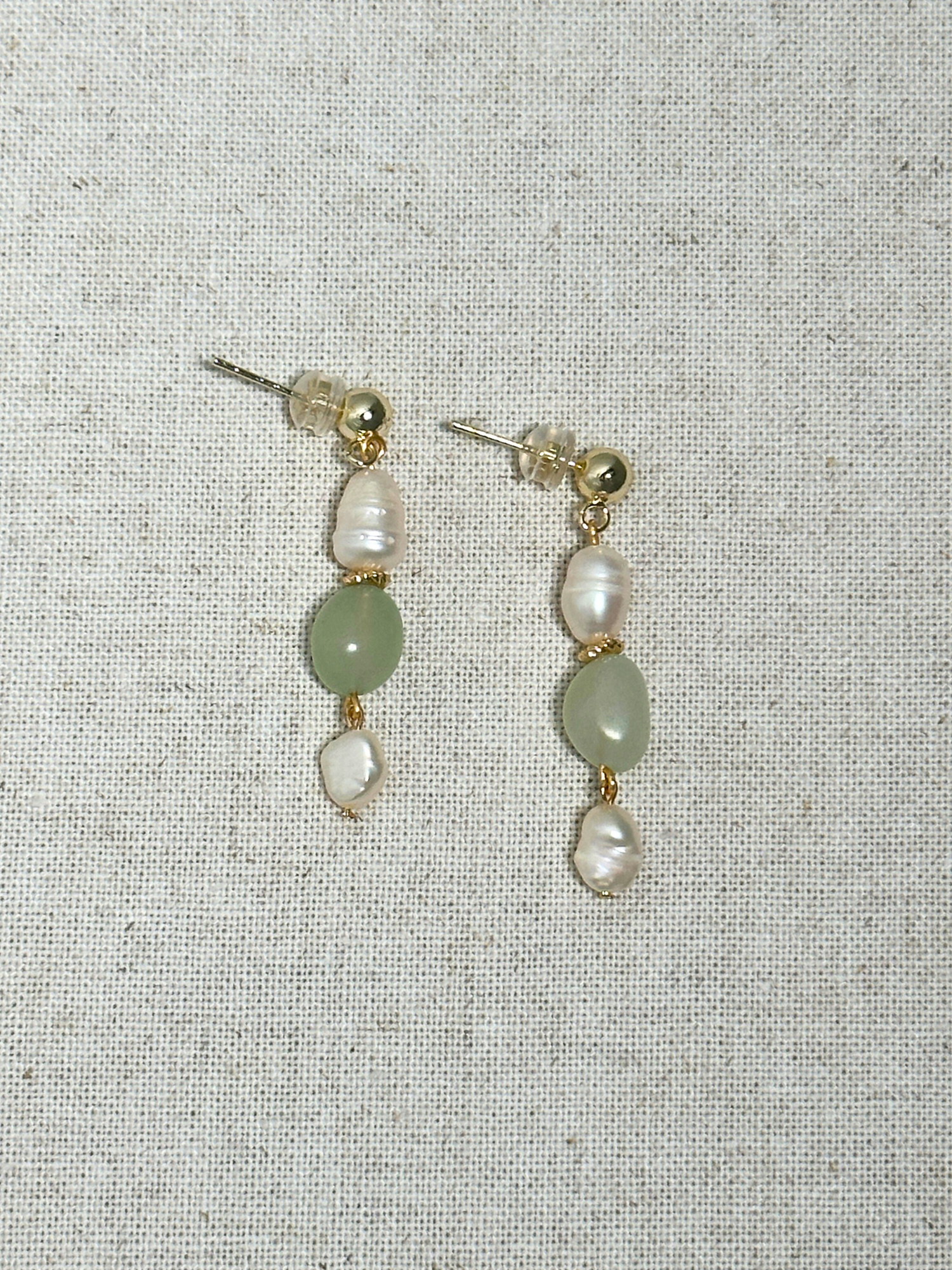 Essie Peridot & Pearl Drop Earrings