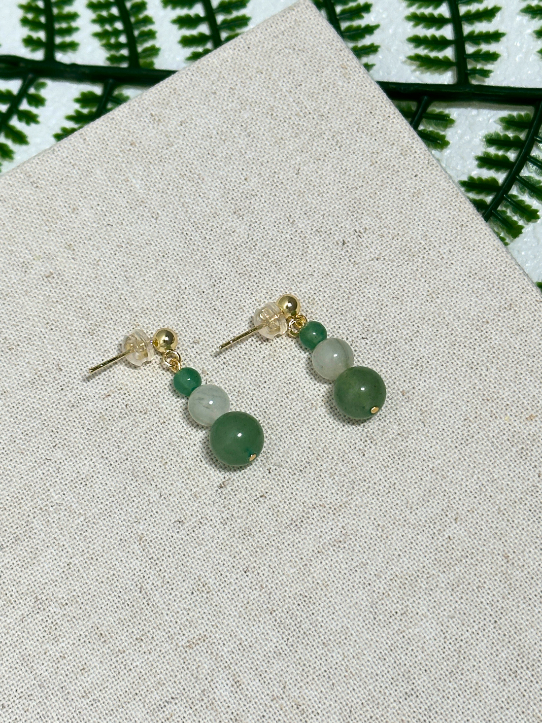 Nina Aventurine Drop Earrings