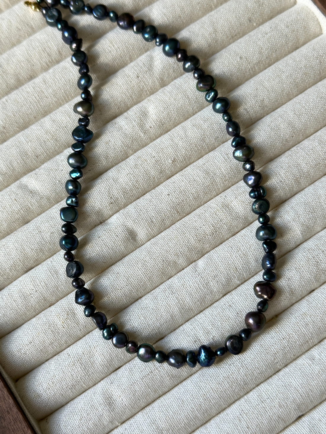 Malia Black Freshwater Pearl Chocker
