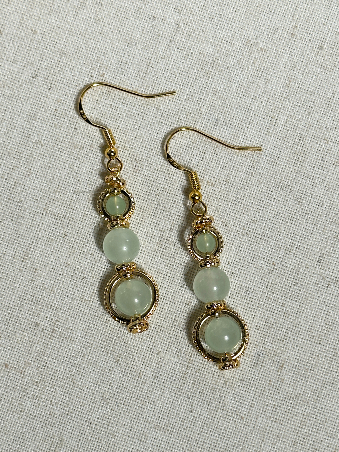 Elyse Green Chalcedony Drop Earrings