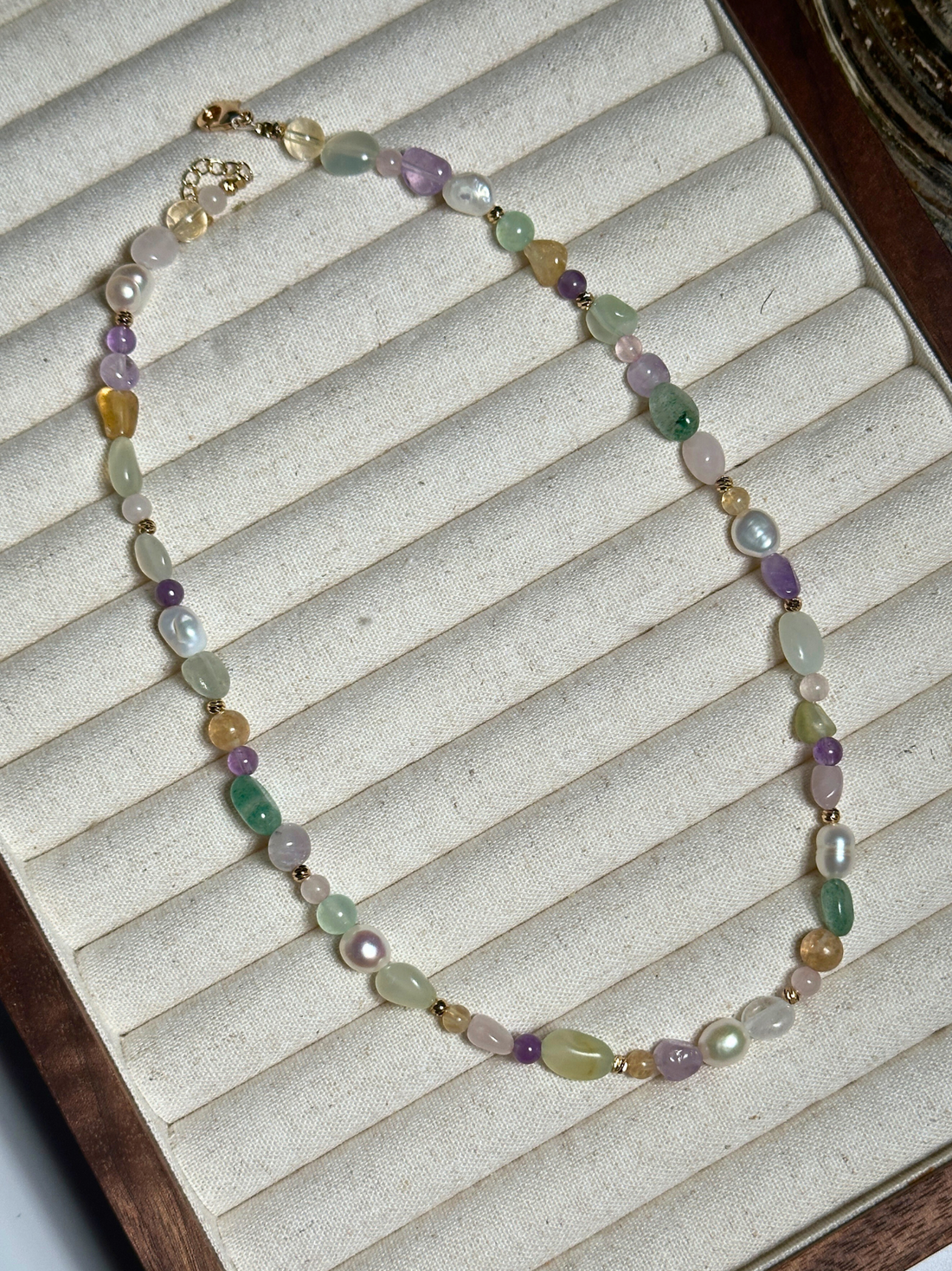 Elena Mixed Gemstone Necklace
