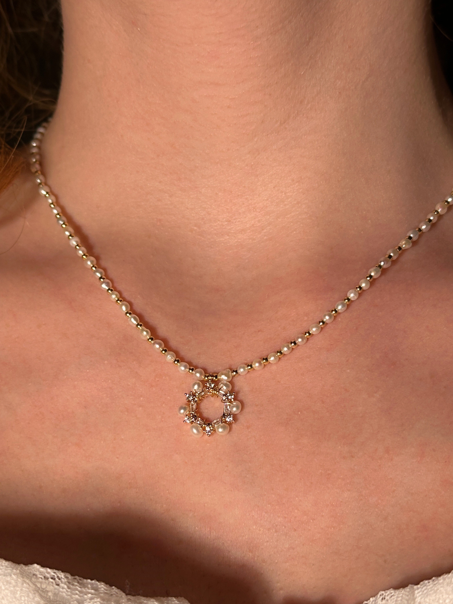 Kimber Minimal Pearl Necklace